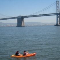 Canoes In San Francisco Bay